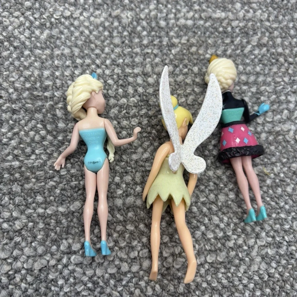 Polly Pocket VTG Rubber Clothes Boys And Girls Princesses Furniture Collectible